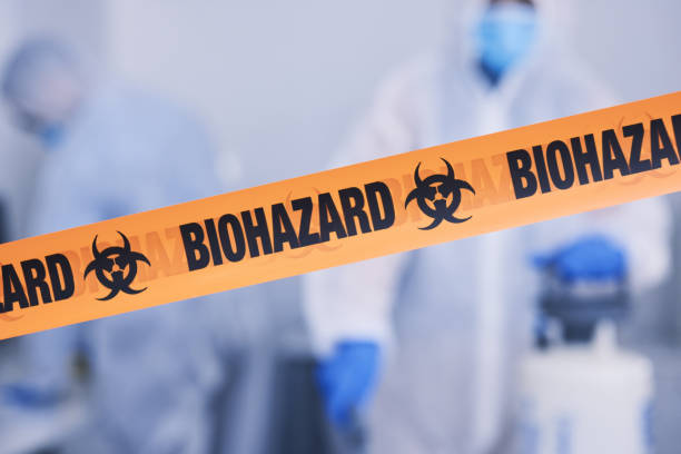 Professional Biohazard Cleanup technician working in Scranton, AR